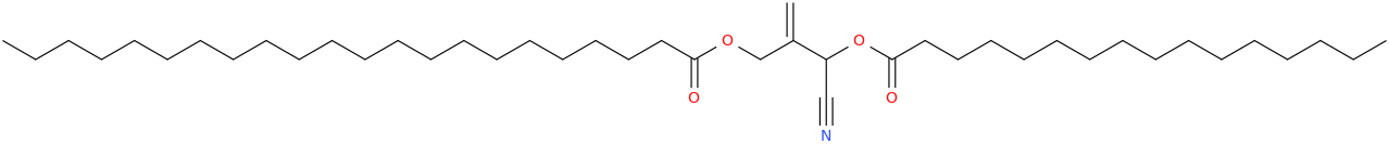 2 [cyano [hexadecanoyl]oxymethyl]prop 2 enyl docosanoate